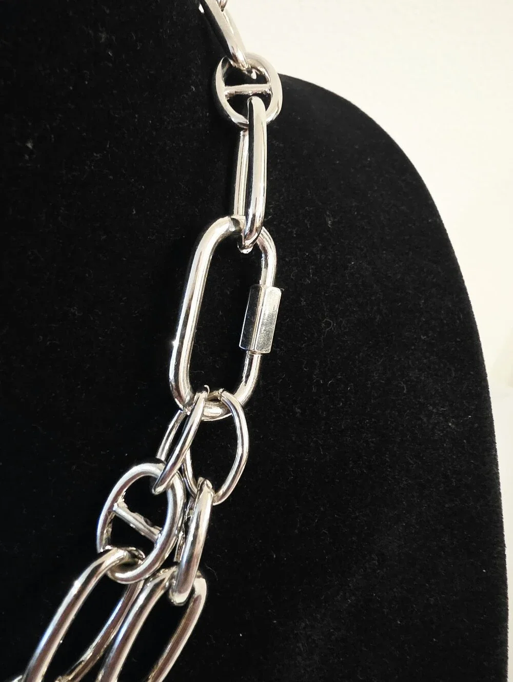 8 Other Reasons Ledger Necklace Silvertone New